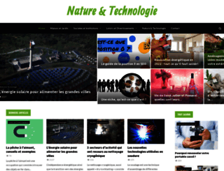 nature-technologie.com screenshot