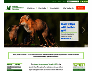 natureconservancy.ca screenshot