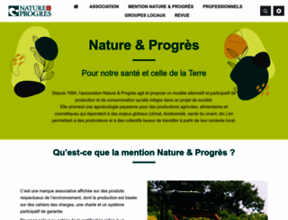 natureetprogres.org screenshot
