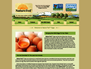 naturefedeggs.com screenshot