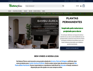 natureflores.com.br screenshot