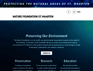 naturefoundationsxm.org screenshot