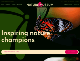 naturemuseum.org screenshot