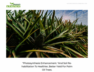 naturenutrients.com screenshot
