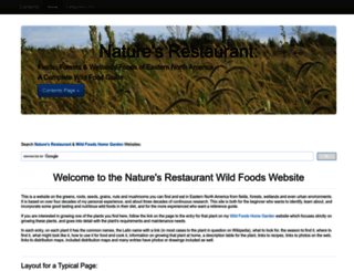 natures-restaurant-online.com screenshot