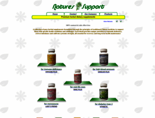 natures-support.com screenshot