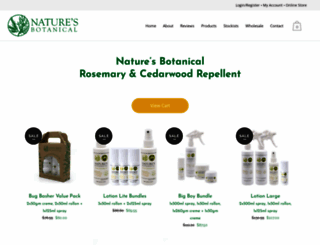naturesbotanical.com screenshot