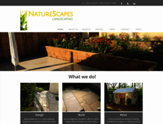 naturescapes.co.uk screenshot