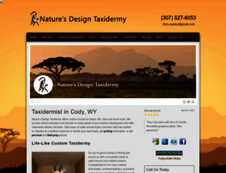 naturesdesigntaxidermy.com screenshot