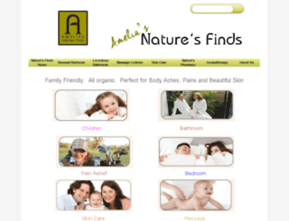 naturesfinds.com screenshot