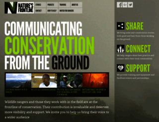 naturesfrontline.org screenshot