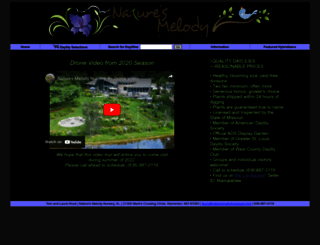 naturesmelodynursery.com screenshot