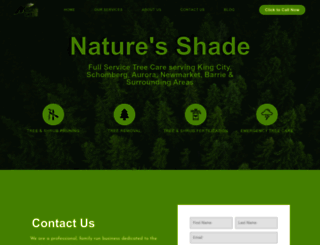 naturesshade.ca screenshot