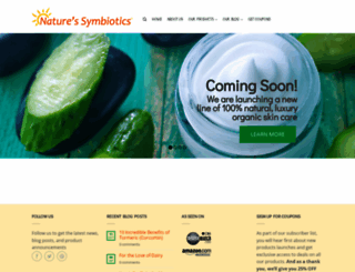 naturessymbiotics.com screenshot