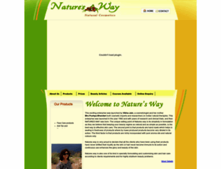 natureswaycosmetics.com screenshot