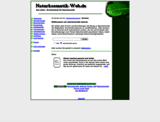naturkosmetik-web.de screenshot