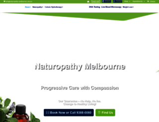naturopathy-melbourne.com.au screenshot