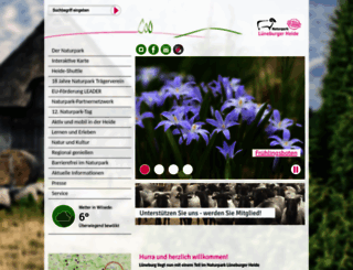 naturpark-lueneburger-heide.de screenshot