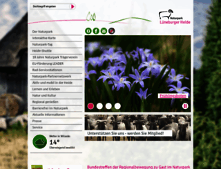 naturpark-lueneburger-heide.de screenshot