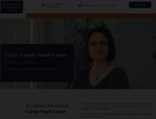 naud-caron-avocat.fr screenshot