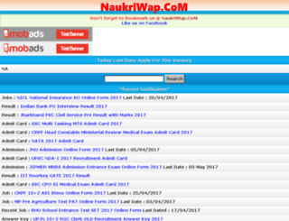 naukriwap.com screenshot
