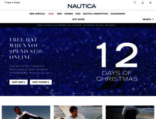 nautica.com.au screenshot