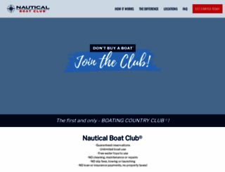 nauticalboatclub.com screenshot