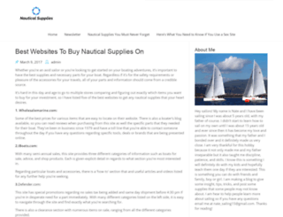 nauticalsupplyshop.com screenshot