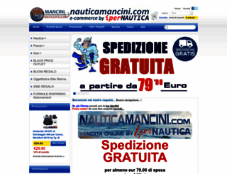 nauticamancini.com screenshot