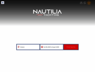 nautilia-yachting.com screenshot