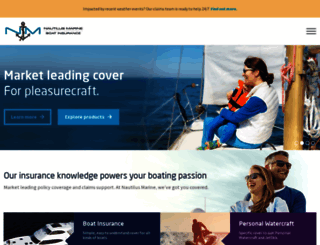 nautilusinsurance.com.au screenshot