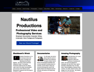 nautilusproductions.com screenshot