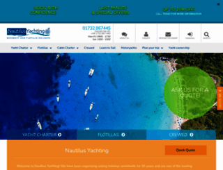 nautilusyachting.com screenshot