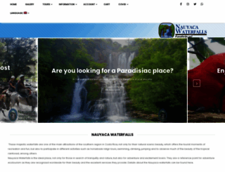 nauyacawaterfallscostarica.com screenshot