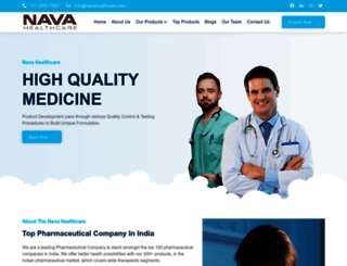 navahealthcare.com screenshot