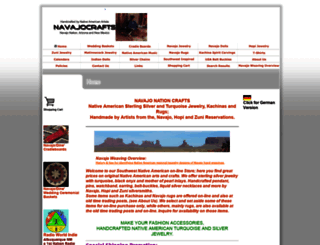navajocrafts.net screenshot