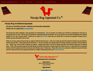 navajorugrepair.com screenshot