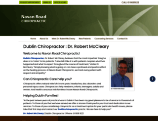 navanroadchiropractic.com screenshot