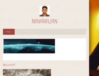 navarajan.com screenshot