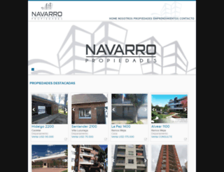 navarro-propiedades.com.ar screenshot