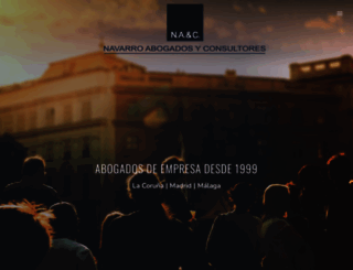 navarroabogados.net screenshot