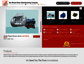 navbharatmotor.com screenshot