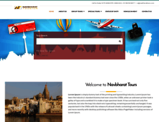 navbharattours.com screenshot