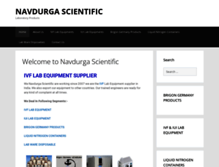 navdurgascientific.com screenshot