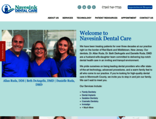 navesinkdentalcare.com screenshot