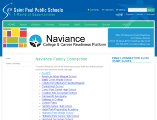 naviance.spps.org screenshot