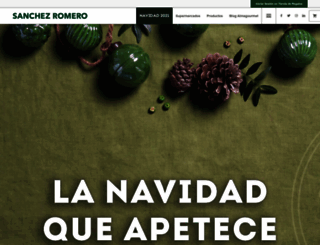 navidad.sanchez-romero.com screenshot