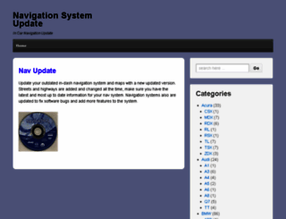navigationsystemupdate.info screenshot