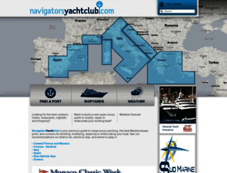 navigatorsyachtclub.com screenshot
