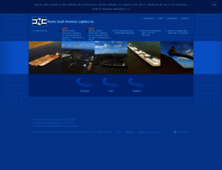 navioslogistics.com screenshot